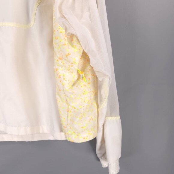 Nike Sportswear Women's Woven Running Jacket Beige Sheer Mesh DJ4429-110 Size 3X - Picture 14 of 16